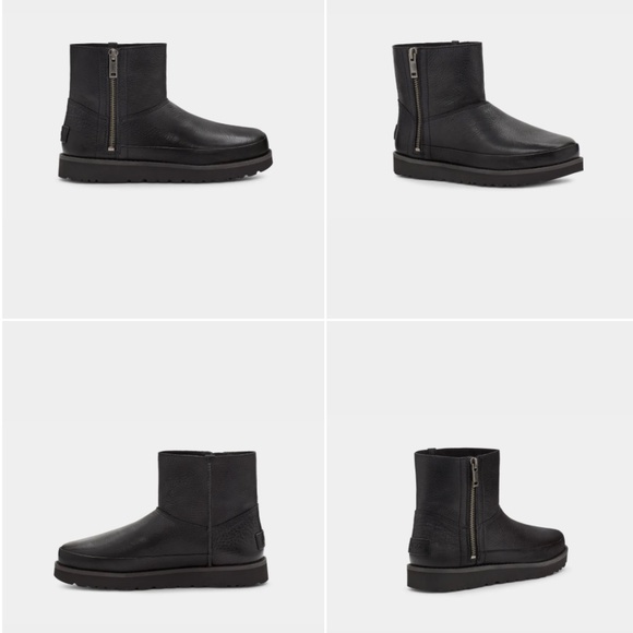 Women's Deconstructed Mini Zip Ugg Boot size 8 - Picture 1 of 2